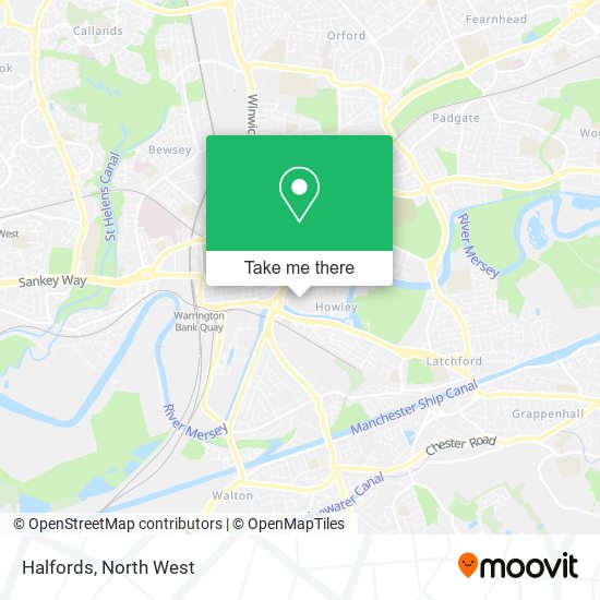 Halfords map