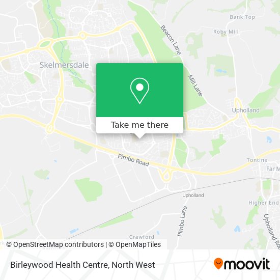 Birleywood Health Centre map