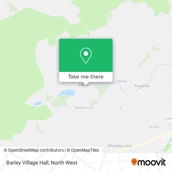 Barley Village Hall map