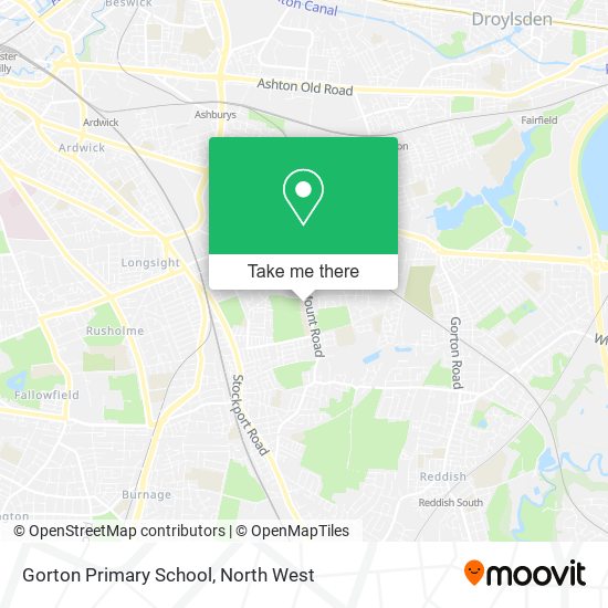 Gorton Primary School map