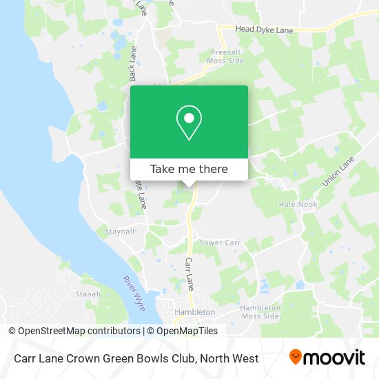Carr Lane Crown Green Bowls Club map
