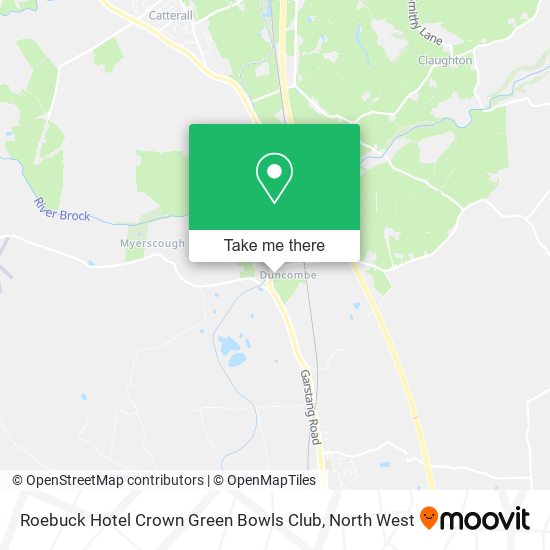 Roebuck Hotel Crown Green Bowls Club map