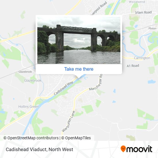 Cadishead Viaduct map