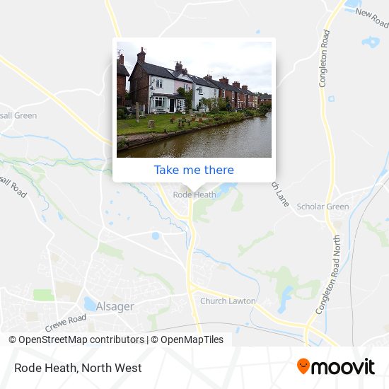 Rode Heath map