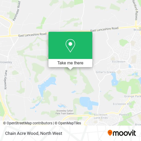 Chain Acre Wood map