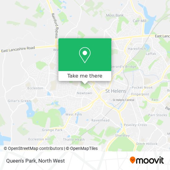 Queen's Park map
