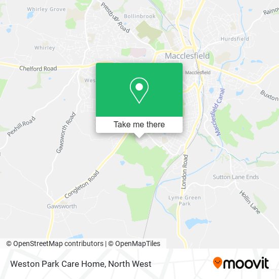 Weston Park Care Home map