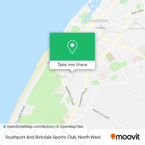 Southport And Birkdale Sports Club map