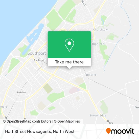 Hart Street Newsagents map