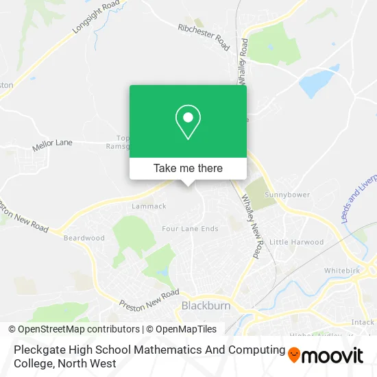 Pleckgate High School Mathematics And Computing College map