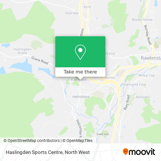 Haslingden Sports Centre map
