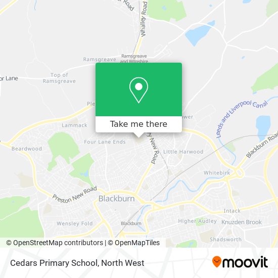 Cedars Primary School map