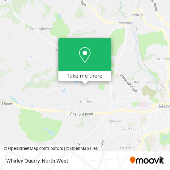 Whirley Quarry map