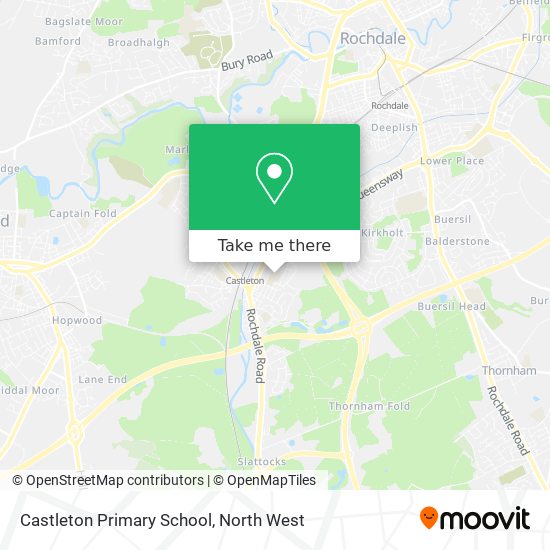 Castleton Primary School map