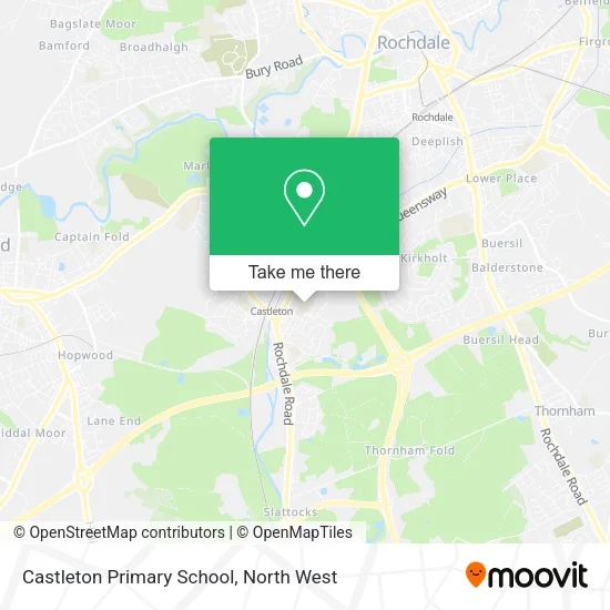 Castleton Primary School map