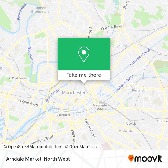Arndale Market map