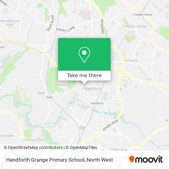 Handforth Grange Primary School map