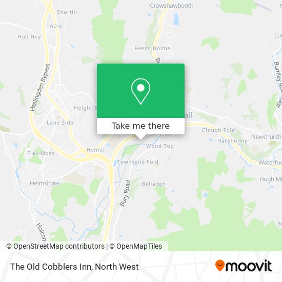 The Old Cobblers Inn map