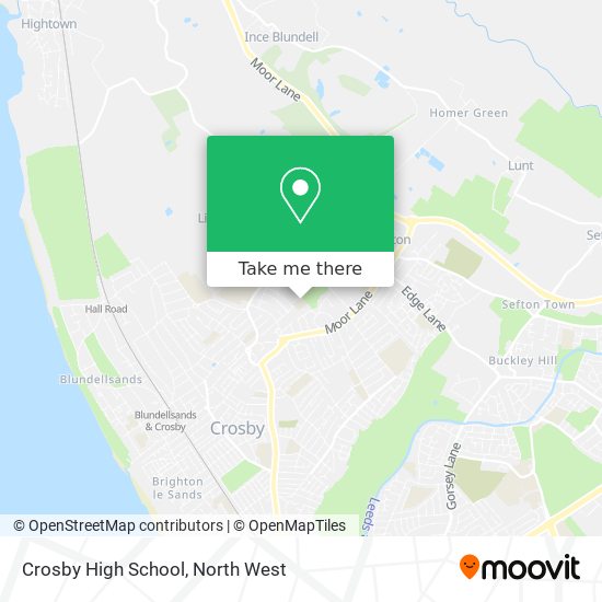 Crosby High School map