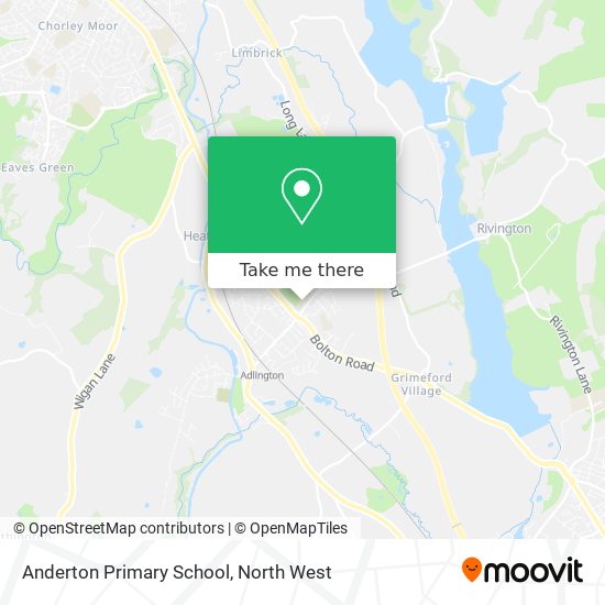 Anderton Primary School map