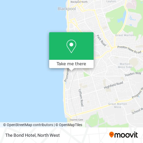 The Bond Hotel map