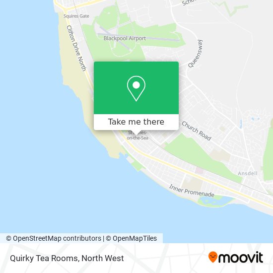 Quirky Tea Rooms map
