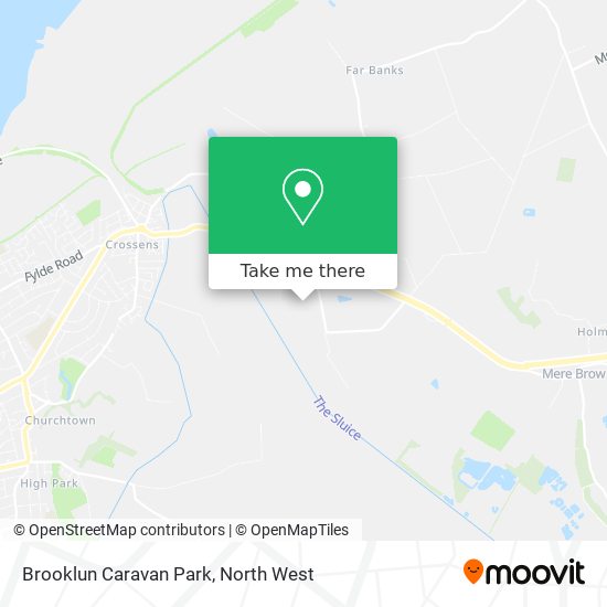 Brooklun Caravan Park map