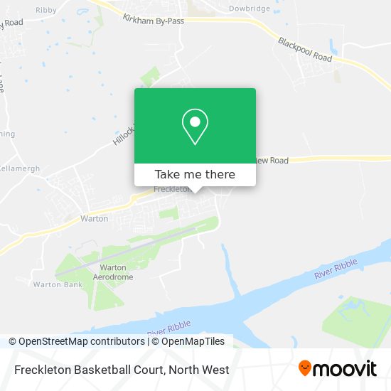 Freckleton Basketball Court map