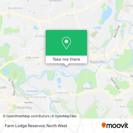 Farm Lodge Reservoir map