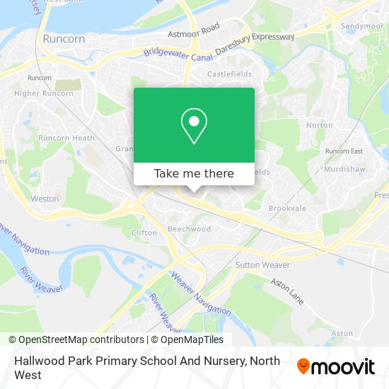 Hallwood Park Primary School And Nursery map