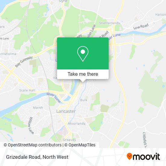Grizedale Road map
