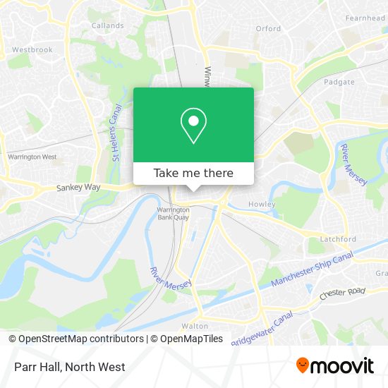 Parr Hall map
