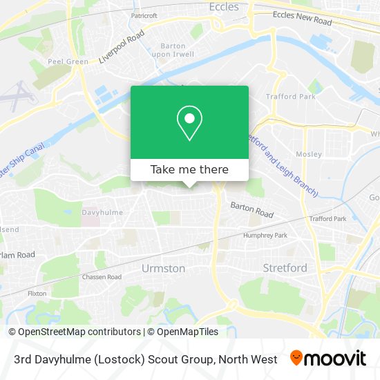 3rd Davyhulme (Lostock) Scout Group map