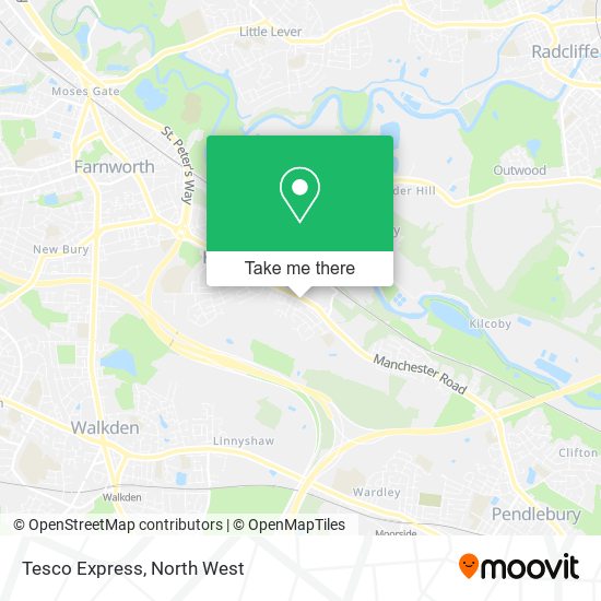 Tesco Express map