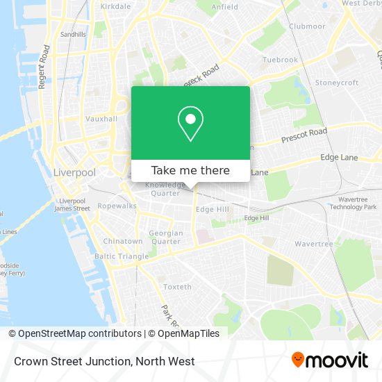 Crown Street Junction map