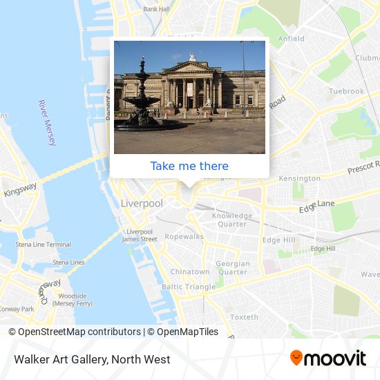 Walker Art Gallery map