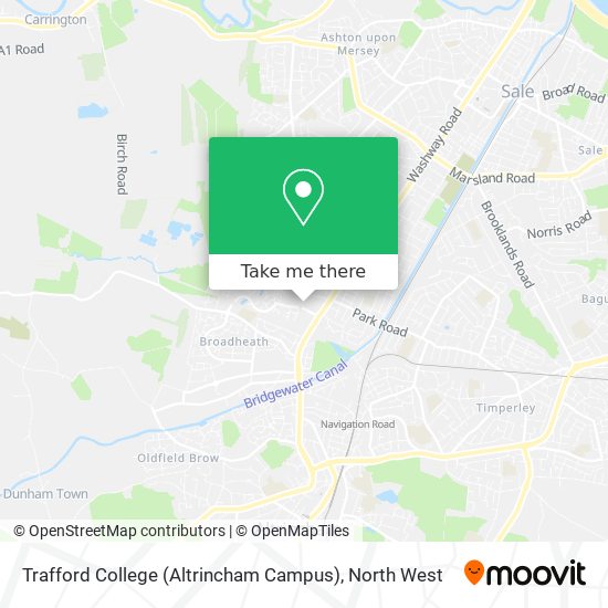 Trafford College (Altrincham Campus) map