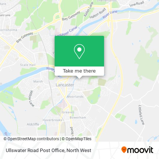 Ullswater Road Post Office map