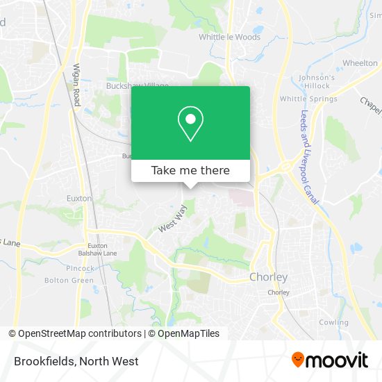 Brookfields map