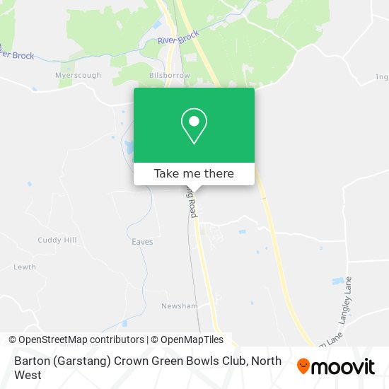 Barton (Garstang) Crown Green Bowls Club map