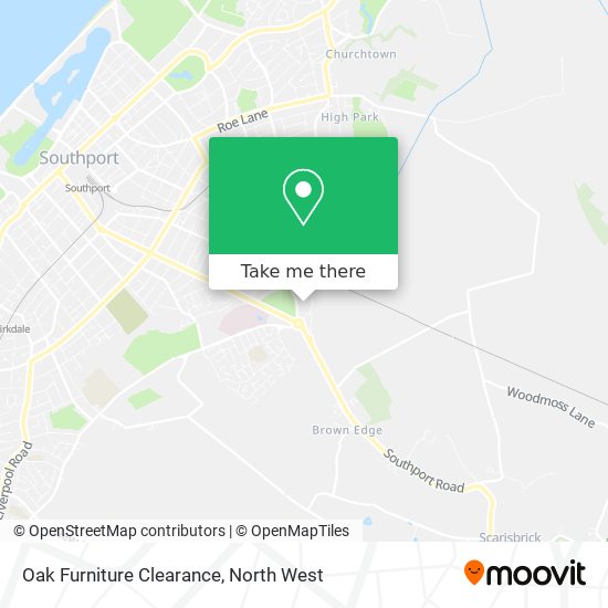 Oak Furniture Clearance map