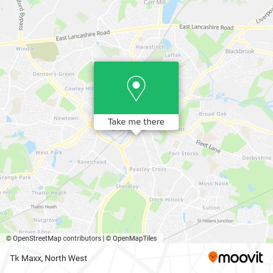 Tk Maxx map