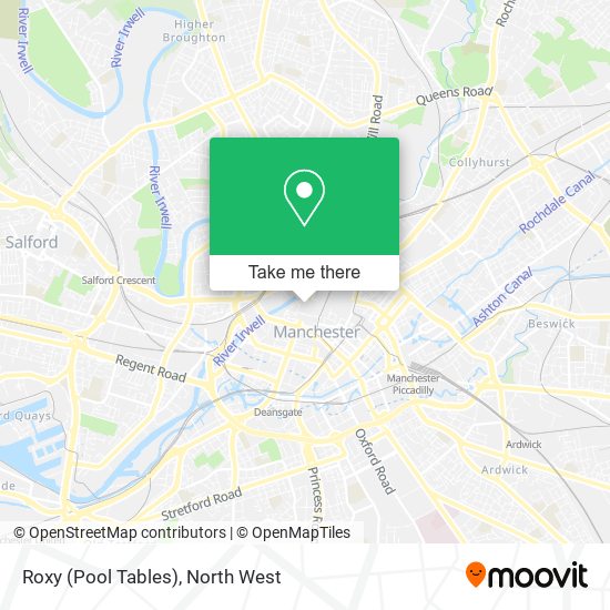 Roxy (Pool Tables) map