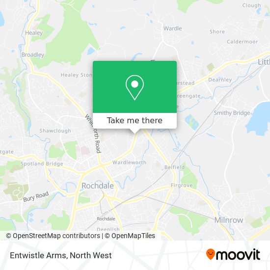 Entwistle Arms map