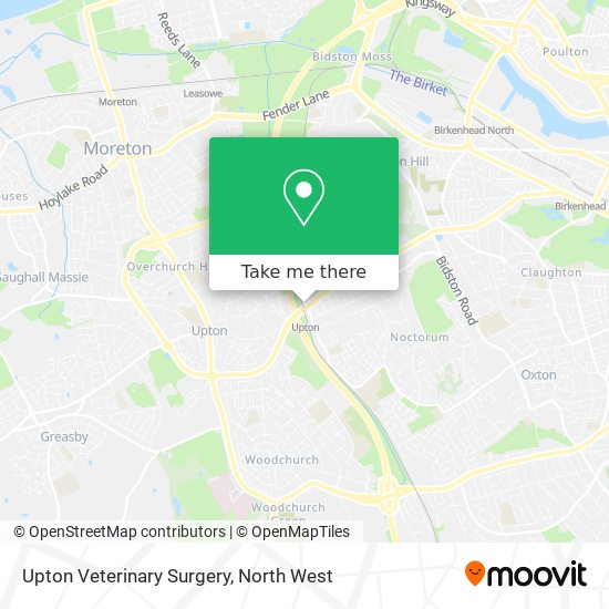 Upton Veterinary Surgery map