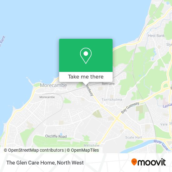 The Glen Care Home map