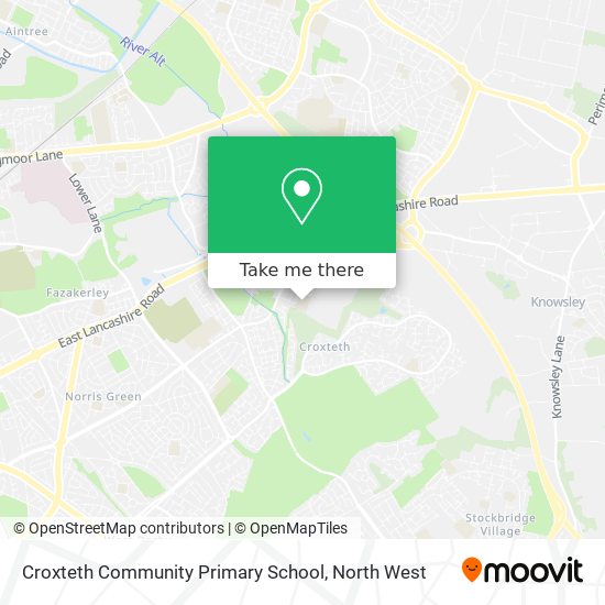 Croxteth Community Primary School map