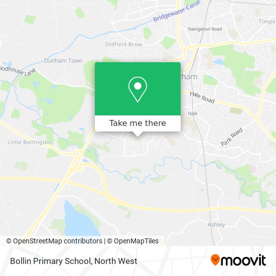 Bollin Primary School map