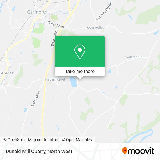 Dunald Mill Quarry map