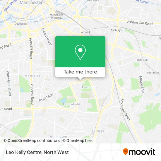 Leo Kelly Centre map